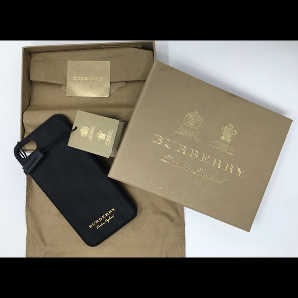 BURBERRY black leather iPhone 7 case - Picture 6 of 7